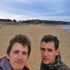 Bild från Tylösand Beach av @grminator - On the beach #Brothers #Sweden #Trip #Beach