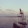 Bild från Utholmen, Gottskär av @hellydreamofhorses - Efter-hästgalopps-havskvällsdopp