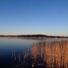 Bild av @hansdahlin - Full fart på Vallentuna sjön, isjakt . 15 cm tjock.
