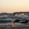 Kite- och vindsurfing vid Skogsborg i Varamon