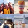 Bild från Wik slott av @martin.engvall - En tisdagkväll på #sjön , en underbar kväll m lite #rosevin och picnicmat. Prova #chiliraja 