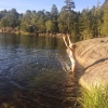 Bild från Trollsjön av @nolofsson75 - Middag och kvällsdopp i Trollan