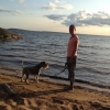 Bild av @ingeraronsson - Nu ska det bli kvällsdopp i #vänern 
