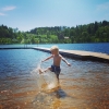 Bild från Inserossjön av @divadadog - #kidz #lake #jagärenbadkruka #picoftheday #instapic #photooftheday #sommar #summer #äntligen 