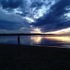 Bild av @marialivet - En kväll på stranden.