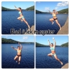 Bild från Ågelsjön av @cattis__79 - Kvalitetstid med syster❤️ #sol#njuter#klippor#bad#lek#lovely