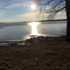 Bild av @annette54 - Sol över badplatsen i jät