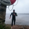 Bild från Lilla Badplatsen, Öresjö av @jjillero - Årets sista utesimning? KM med #3ct och en go seger, blir tufft att försvara i de andra diciplinera :-) #triathlon #swimming #openwater #openwaterswimming