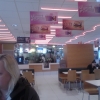 Inuti restaurangen.