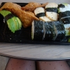 12 bitar vegetarisk sushi för 95 kronor.