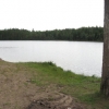 Furusjön den 12 juli 2008, nu utan brygga och tutschkana.