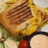 Grillad Ciabatta med Kyckling/Curry röra