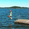 Bild från Hargshamns Badplats av @maddeharry - Tisdagsbadar