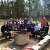 Gemensam städdag idag med trevligt uppslutnings gäng 