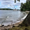 Bild från Bredäng Camping av @trumtobbe - Hållplats Bredängs camping. Båt in till statshuset 