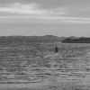 Bild från Siviks Camping Lysekil av @synnoveangelikadebora - Han var så kaxig om badet men det ser inte ut som han njuter 