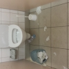 Tyvärr en vanlig syn på campingens toaletter