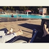 Bild från Daftö Resort av @jenniehimmerman - Jag & Felix chillar medan Flis & Kaj badar 