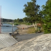 Badplatsen i Söderviken på Daftö.