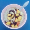 Bild från Borrby Camping av @jonihautalahti - Good morning, it's little bit less windy 9m/s which is bearable. #goodmorning #breakfast #campingsweden #godmorgon #Huomenta #aamiainen  #camping #oatmeal #puuro