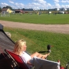 Bild från Z-Parkens Camping av @nosemountain62 - Tältfrukost 10 meter från hörnflaggan och någon sorts ungdomsderby i fotboll. Underhållning med sjukt taggad föräldrapublik på 15 pers. Kan bara hända på en camping i Motala..? :) #cykelsemester #götakanal