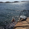 Bild från Wiggersviks Camping, Kungshamn av @miapja - Blåsigt idag men skönt i vattnet!! 