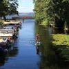 Bild från Ringsjöstrand av @patrycjakarlsson - Morgon pass#sup#surf#ringsjön
