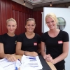 Zandra Christiansen, Josefin Linnea Gunnarsson & Josefine Axelsson är lika glada som vanligt.