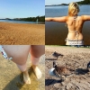 Bild från Nynäshamn av @josefinrousu - Morgondopp i havet 