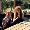 Bild från Nicksta Camping av @ingermariebstrom - Glada syskonbarn äter glass efter badet