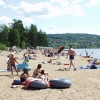 Siljansbadets camping med egen strand 