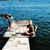 Bild av @borgan75 - #killarpåG#kungshamn#klippor#hav#brygga#bad#krabbfiske