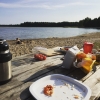 Bild från Strandstuvikens Havsbad och Camping av @honhenhanna - Vi körde så långt Nour mäktade med. Det blev en strandcamping utanför Nyköping. Nu försöker vi få i oss mat - det ständiga temat för att förebygga totalt kaos. 