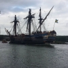 Bild från Lunnen av @irsa65 - Kom precis ner till kanalen, när Götheborg skred förbi, på sin tillbakafärd. En hel del folk utefter stranden.
#trollhättan #sweden #thn7dagar #götheborg #götaälvgenomtrollhättan #soic