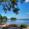 Bild från Stora Bör av @mathias.skold - I came, swam and conquered. 