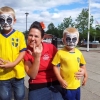 Ansiktsmålning av ett par riktiga hårdingar! :-)