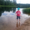 Bild från Sveg Camping av @pernillagf - Kallt i vattnet tydligen 