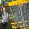 Discgolf direkt på campingområdet.