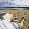 Bild från Bergafjärden Camping & Havsbad av @hehehenke - #Sol, #sandstrand och en bra bok! Bara paraplydrinken som saknas! #ensemesterutanenbildpåfötterpåstrandenäringenriktigsemester