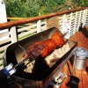 Bild från Årjäng Camping och Stugor ***** Sommarvik av @ainajohannessen68 - #villsvin #grille #sommer #camping #kos #venner #mat #lykke 