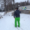 Vår alldeles egna Glenn tog en tur på skidorna i lördags! :)