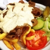 Bild av @pumanjessica - Beställde en kebabtallrik idag. Jag: var det ingen röd sås till? Dom: du menar ketchup? Jag nej jag menar den som är på bilden. Dom Ne vi har sån här de e vitlökkebabsås. Jag: de blir jättebra tack hejdå. #vilshäradscamping #halmst