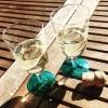 Bild av @mallafors - Hej semester! Skål för sommar, sol och salta bad - böcker, bärs och bubbel... 