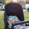 Bild från Almöns camping av @pappaochcharlie - Nu är vi inne på slutminuterna i det här lilla livets första campingdag. God natt mammas och pappas ögonsten. 
#semester #camping #förstagången