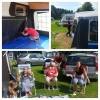 Bild av @saramagdalenarosen - Då är vi på plats☺ #hargecamping #solenskiner #syrran#svåger#systerdotter #älskling #dotter#grannflickan