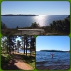 Bild från Örnäs Camping av @happy_aina - Morgenjogg i #Åmål. Nydelige stier i nydelig skog med utsikt over nydelige #Vänern i nydelig vær. Det er NYDELIG! 