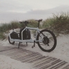 Bild av @bullittbikeshop - #bullittbikeshop #raw #bullitt #beach #öland #summer #2015 #night #sweden #cargobike #lastcykel #bullittbike #larryvsharry