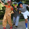 Kullaget varje förmiddag i Skeppet. Tre härliga clowner var med under vecka 31 sommaren 2010