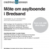 För er som inte har EP eller kanske rent av missar annonsen i dagens tidning. Informationsmötet ang asylboendet hålls på torsdag.