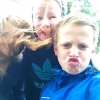 Bild av @joel.kkarlson - Bild på campingen med tjejerna....PS Hannas hår är i vägen